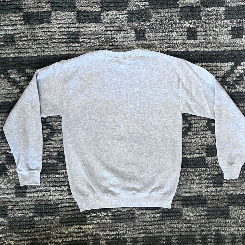 Disneyland Mickey Mouse Crewneck Sweatshirt Gray Size S Minimal Vintage Style - Picture 5 of 5